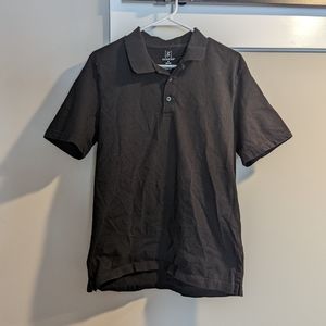 Black polo shirt